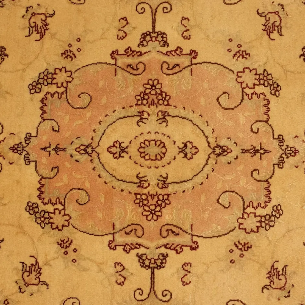 Dywan perski - Tabriz - Królewski - 150 x 100 cm - beżowy