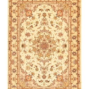 Dywan perski - Tabriz - Królewski - 150 x 102 cm - beżowy