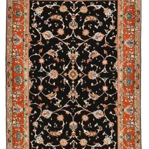 Dywan perski - Tabriz - Królewski - 150 x 102 cm - ciemnoniebieski