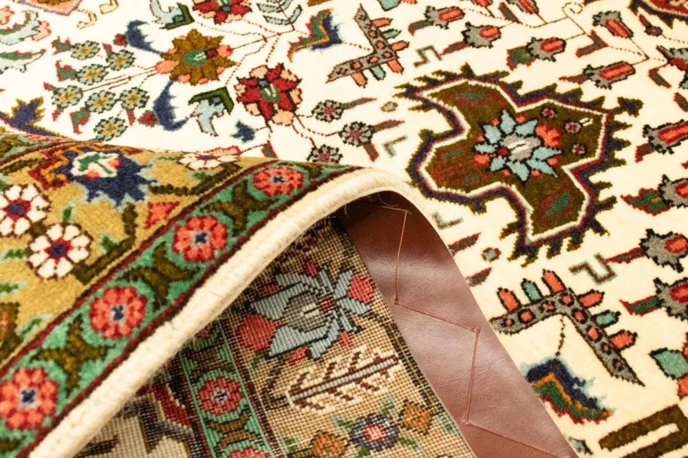 Dywan perski - Tabriz - Królewski - 150 x 104 cm - beżowy