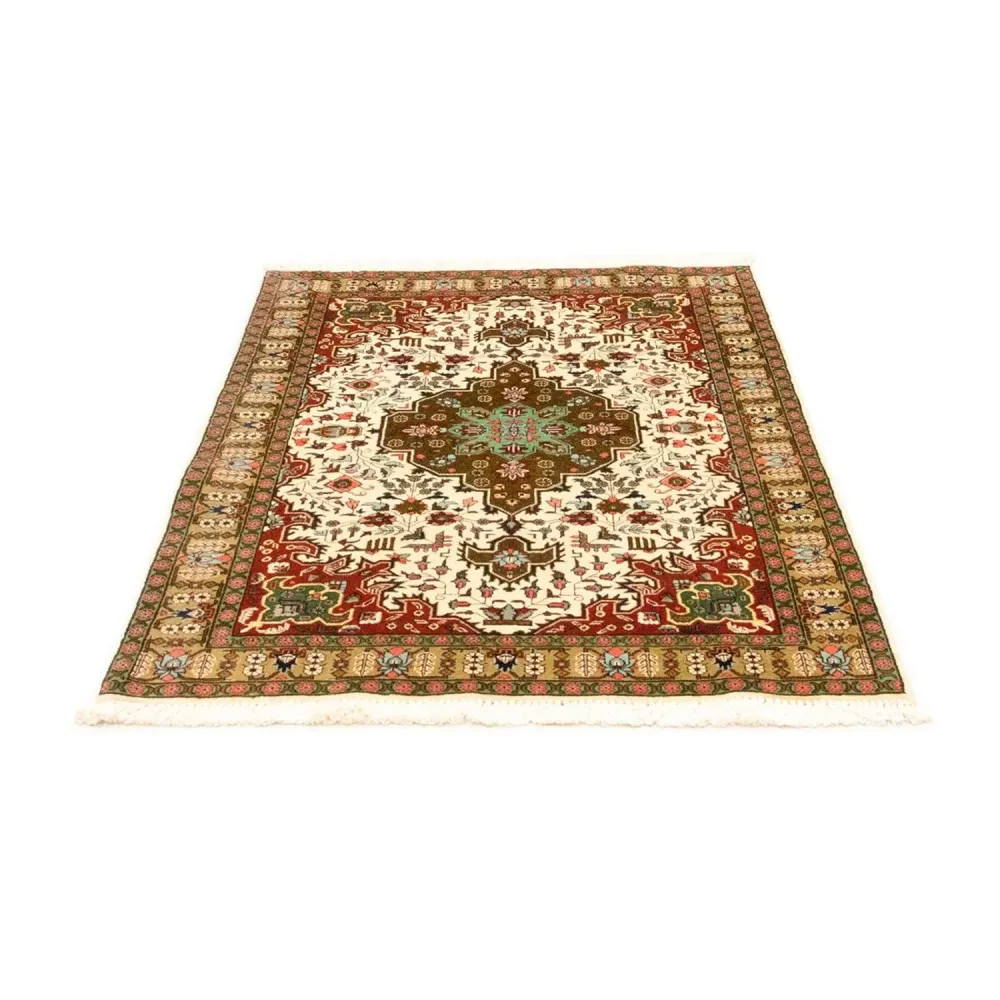 Dywan perski - Tabriz - Królewski - 150 x 104 cm - beżowy