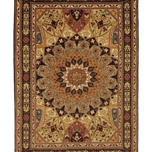 Dywan perski - Tabriz - Królewski - 151 x 102 cm - wielokolorowy
