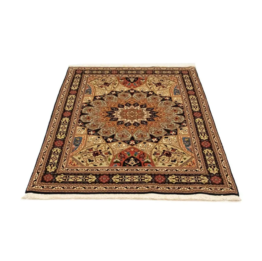 Dywan perski - Tabriz - Królewski - 151 x 102 cm - wielokolorowy