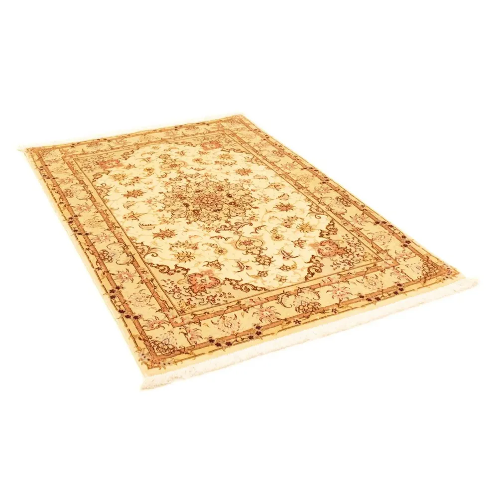 Dywan perski - Tabriz - Królewski - 154 x 102 cm - beżowy