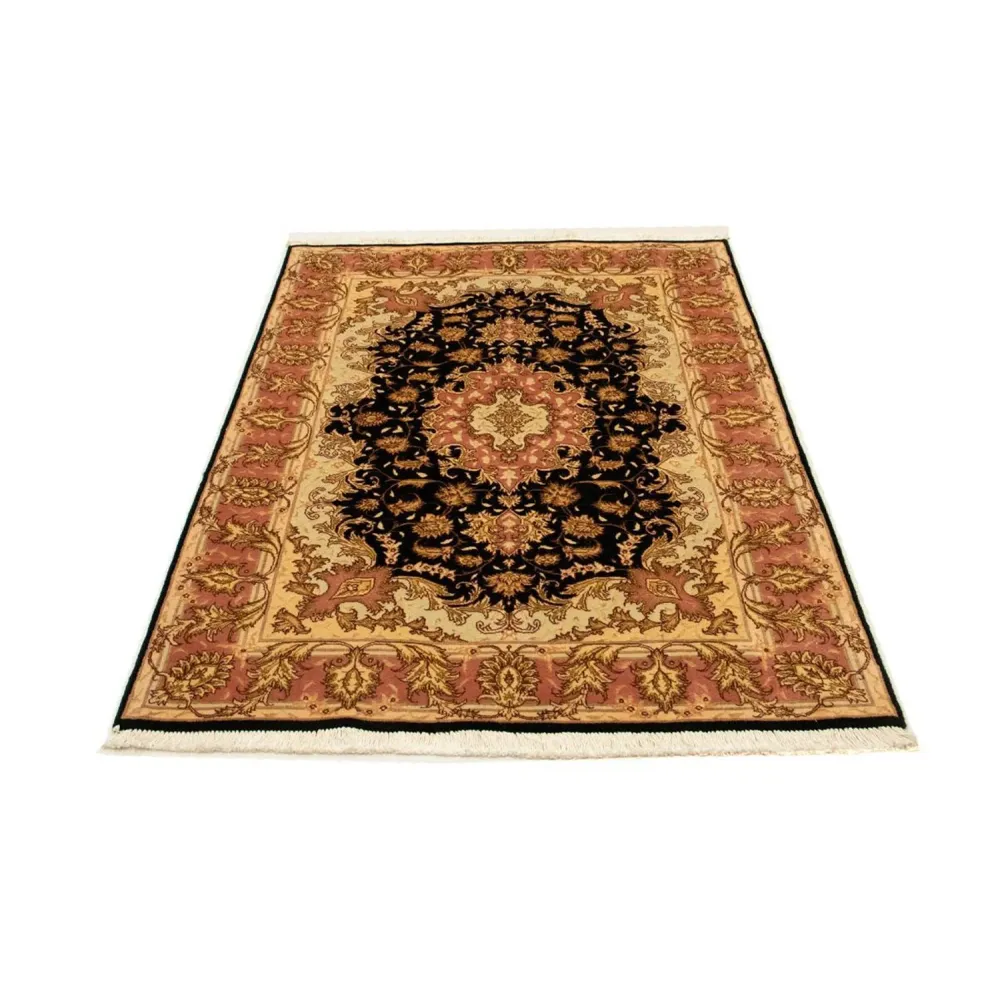 Dywan perski - Tabriz - Królewski - 154 x 94 cm - czarny