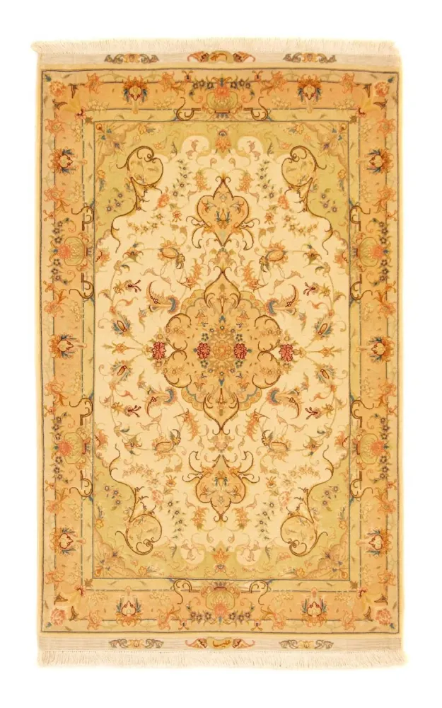 Dywan perski - Tabriz - Królewski - 157 x 100 cm - beżowy