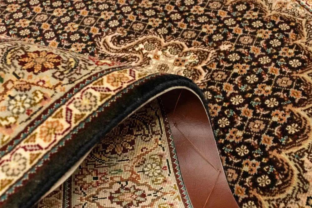 Dywan perski - Tabriz - Królewski - 157 x 102 cm - czarny