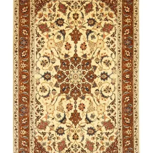 Dywan perski - Tabriz - Królewski - 157 x 103 cm - beżowy