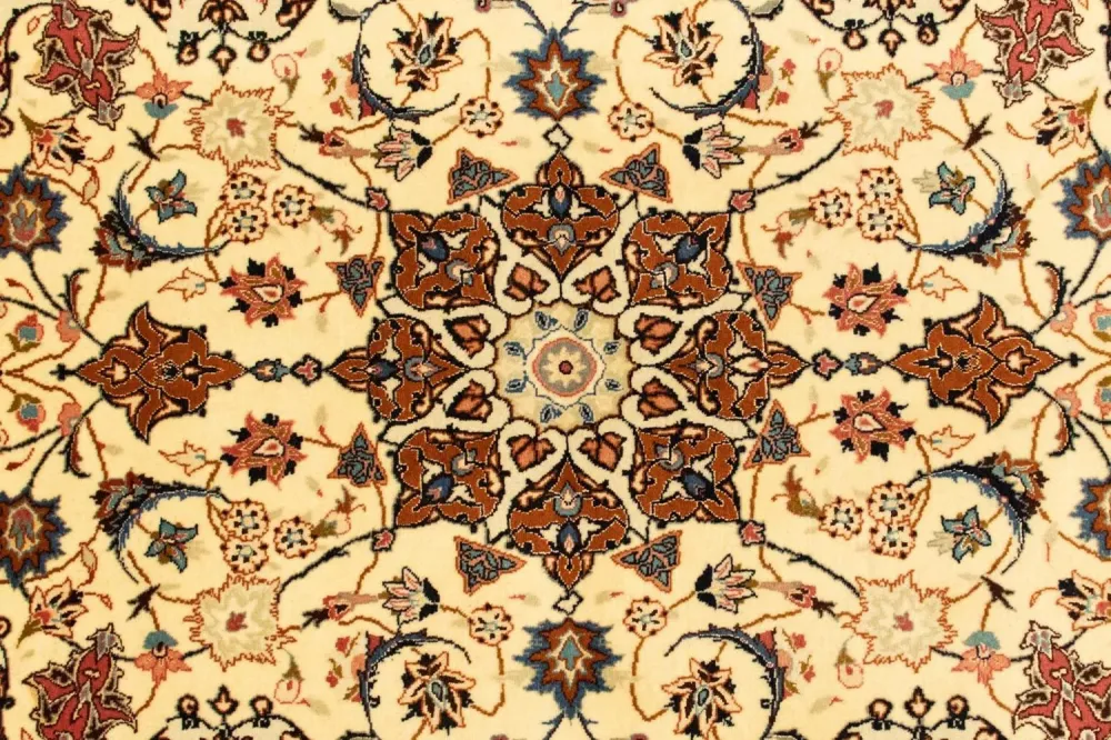 Dywan perski - Tabriz - Królewski - 157 x 103 cm - beżowy