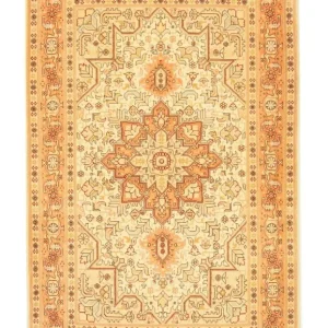 Dywan perski - Tabriz - Królewski - 160 x 103 cm - beżowy