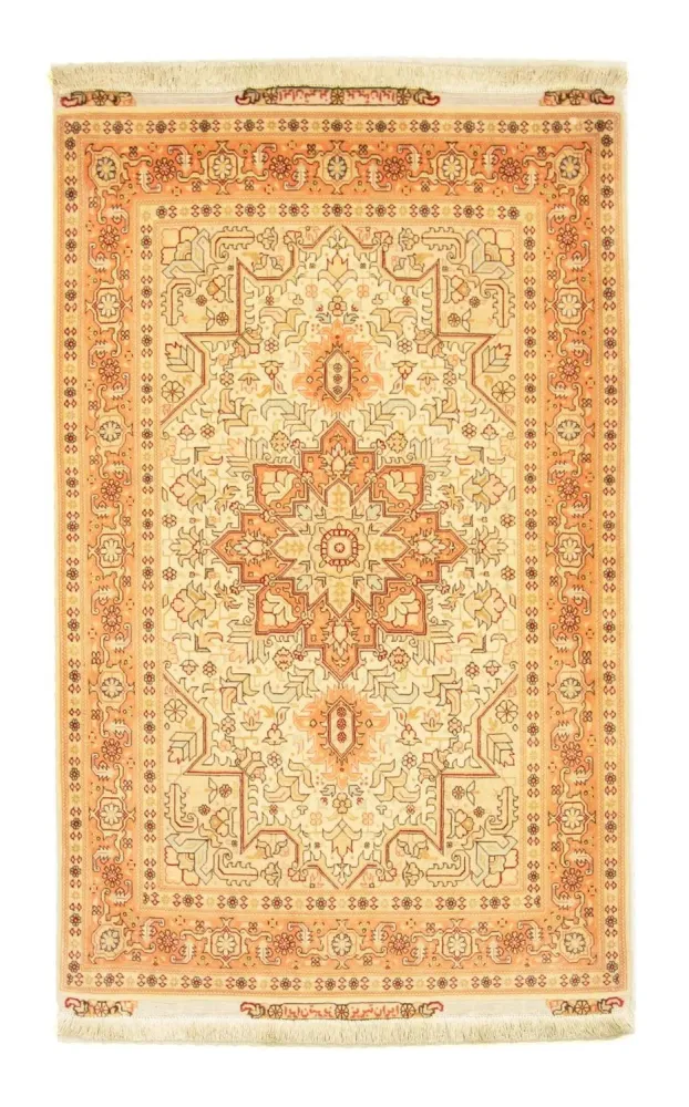 Dywan perski - Tabriz - Królewski - 160 x 103 cm - beżowy