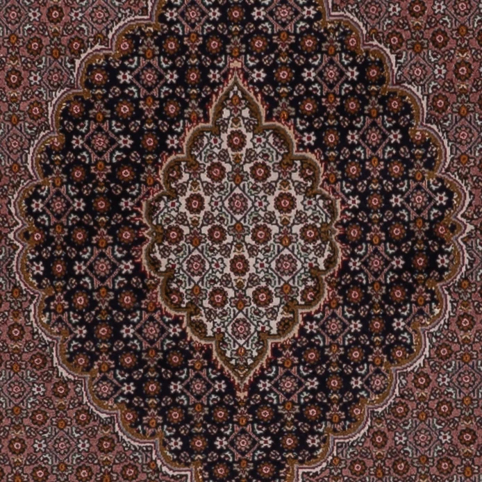 Dywan perski - Tabriz - Królewski - 200 x 150 cm - ciemny beż