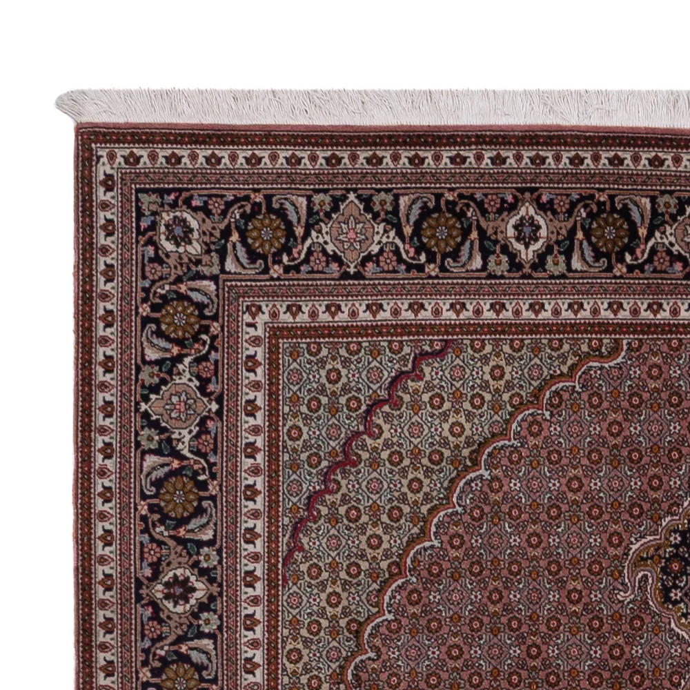 Dywan perski - Tabriz - Królewski - 200 x 150 cm - ciemny beż