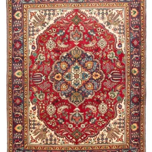 Dywan perski - Tabriz - Królewski - 200 x 150 cm - czerwony