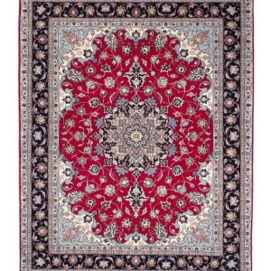 Dywan perski - Tabriz - Królewski - 200 x 153 cm - ciemna czerwień