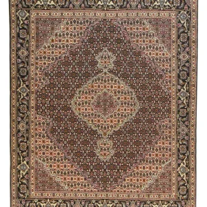 Dywan perski - Tabriz - Królewski - 202 x 152 cm - rdza