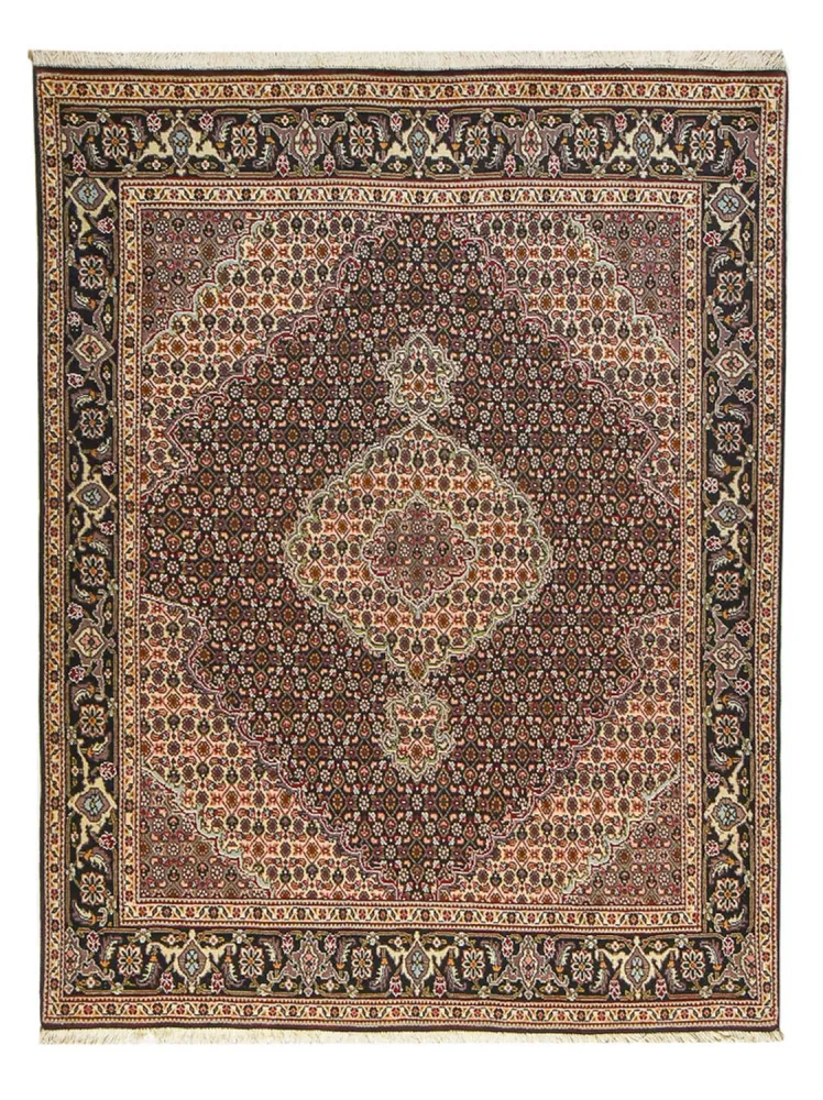 Dywan perski - Tabriz - Królewski - 202 x 152 cm - rdza