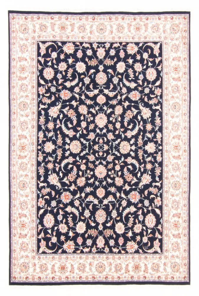 Dywan perski - Tabriz - Królewski - 237 x 167 cm - ciemnoniebieski