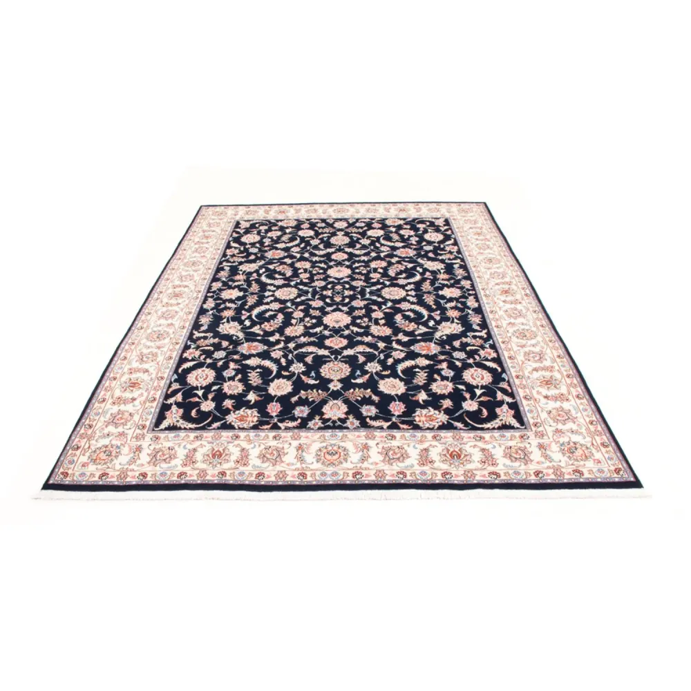 Dywan perski - Tabriz - Królewski - 237 x 167 cm - ciemnoniebieski