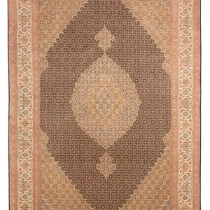 Dywan perski - Tabriz - Królewski - 297 x 200 cm - ciemnoniebieski