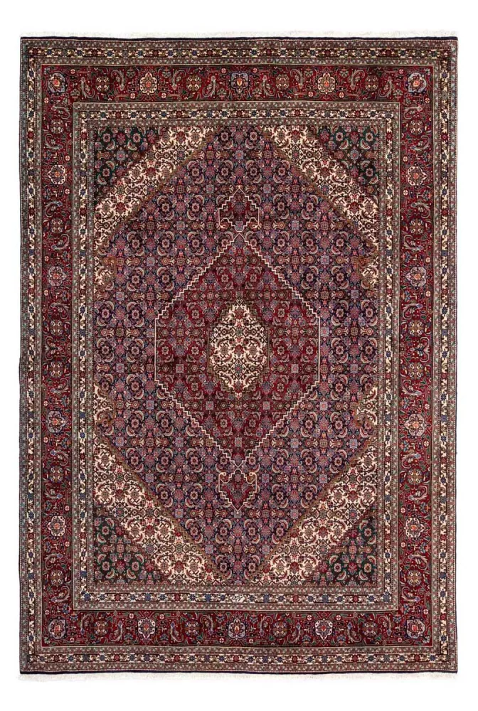 Dywan perski - Tabriz - Królewski - 298 x 202 cm - ciemna czerwień