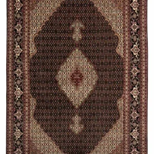 Dywan perski - Tabriz - Królewski - 298 x 207 cm - ciemnoniebieski