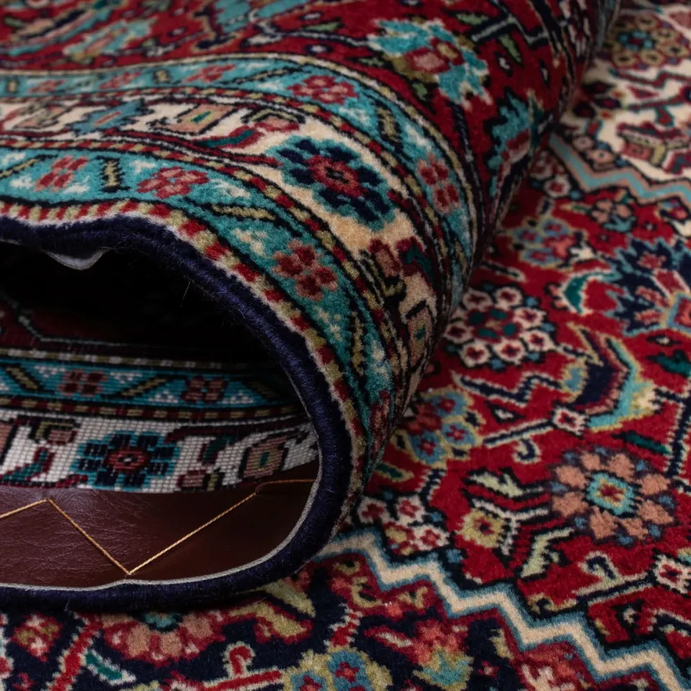 Dywan perski - Tabriz - Królewski - 300 x 199 cm - ciemna czerwień