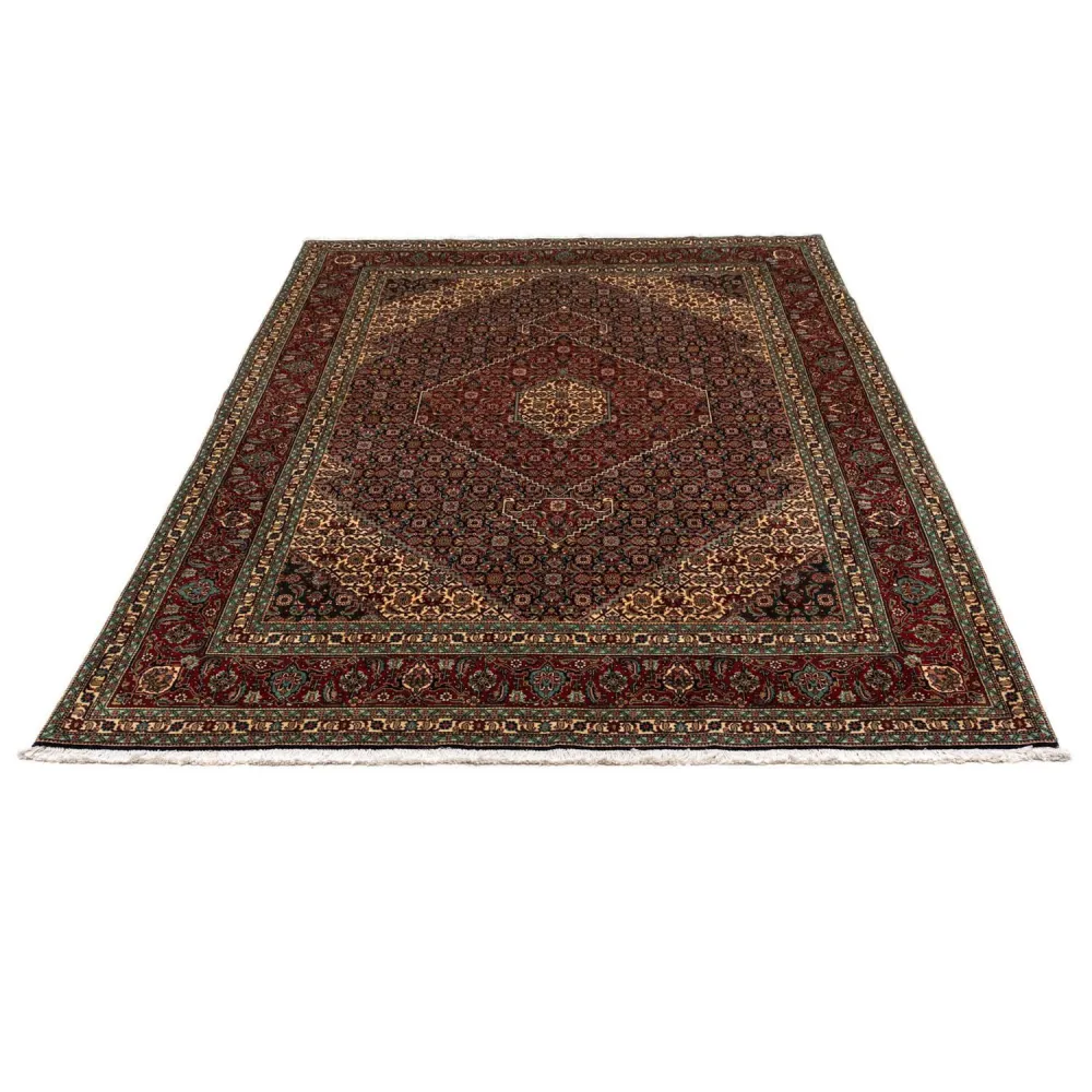 Dywan perski - Tabriz - Królewski - 300 x 199 cm - ciemna czerwień