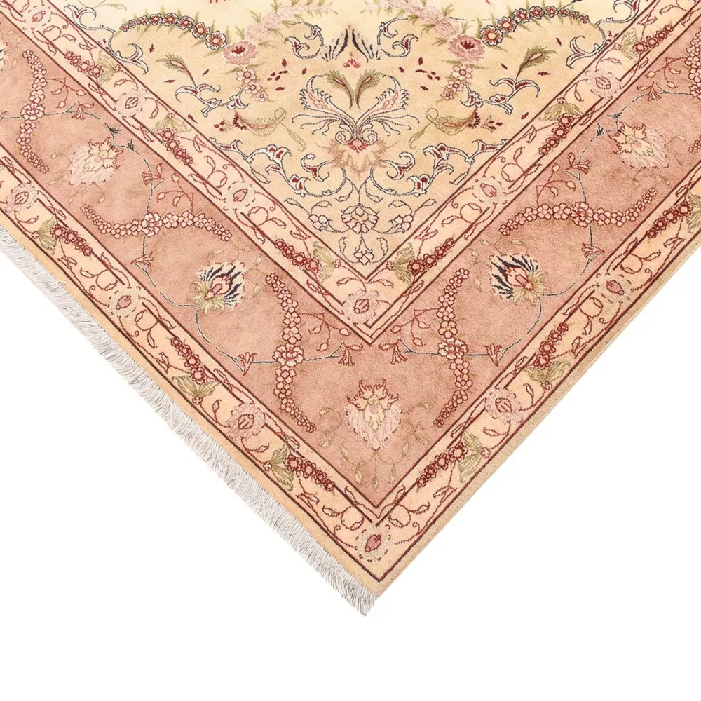 Dywan perski - Tabriz - Królewski - 300 x 200 cm - jasny beż