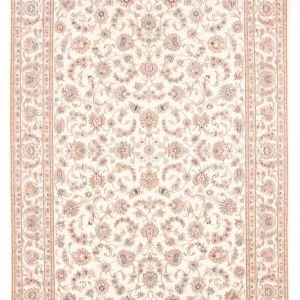 Dywan perski - Tabriz - Królewski - 300 x 200 cm - kremowy