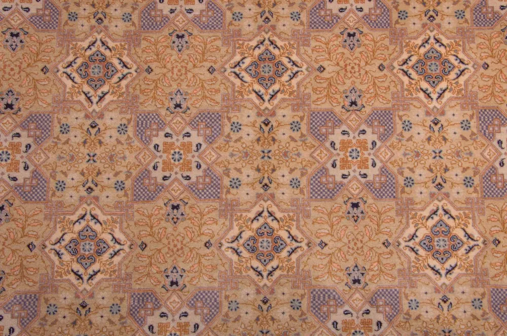 Dywan perski - Tabriz - Królewski - 303 x 202 cm - brązowy