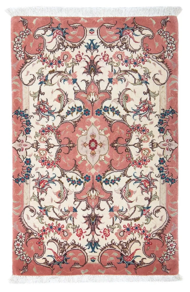 Dywan perski - Tabriz - Królewski - 90 x 60 cm - beżowy