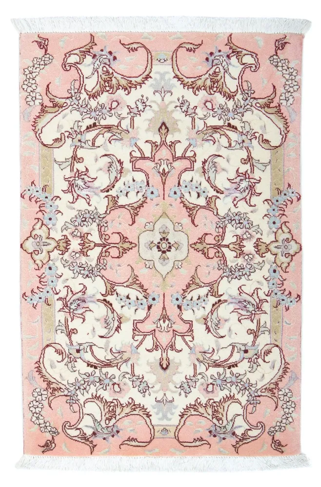 Dywan perski - Tabriz - Królewski - 91 x 60 cm - beżowy