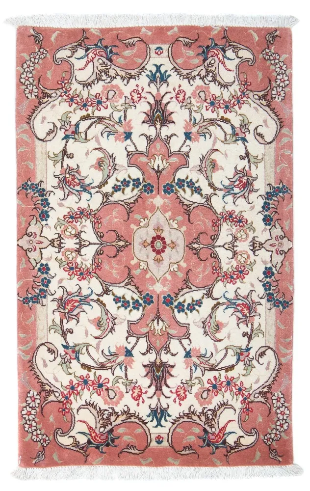 Dywan perski - Tabriz - Królewski - 90 x 60 cm - beżowy