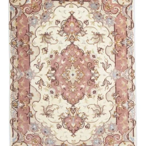 Dywan perski - Tabriz - Królewski - 89 x 60 cm - beżowy