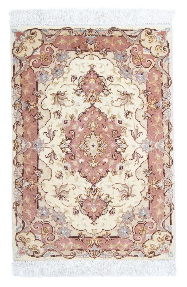 Dywan perski - Tabriz - Królewski - 89 x 60 cm - beżowy