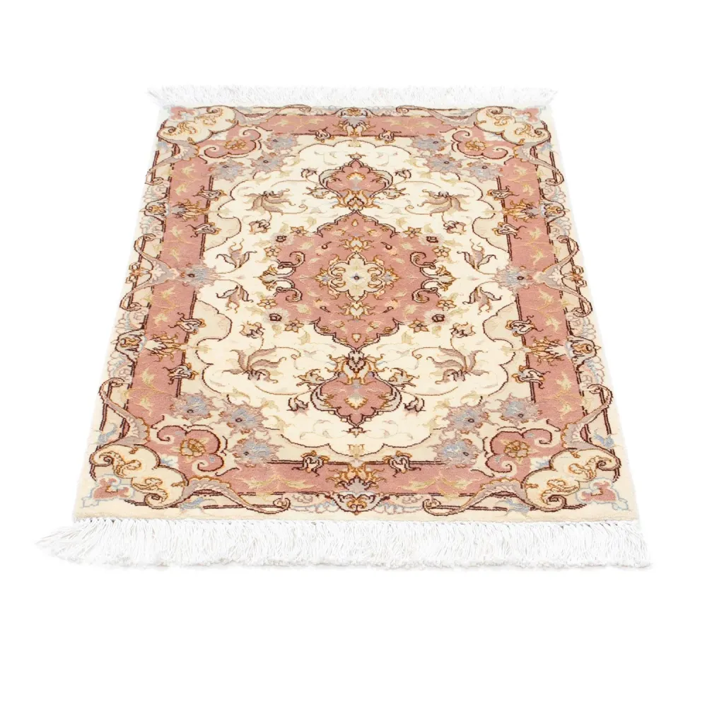 Dywan perski - Tabriz - Królewski - 89 x 60 cm - beżowy
