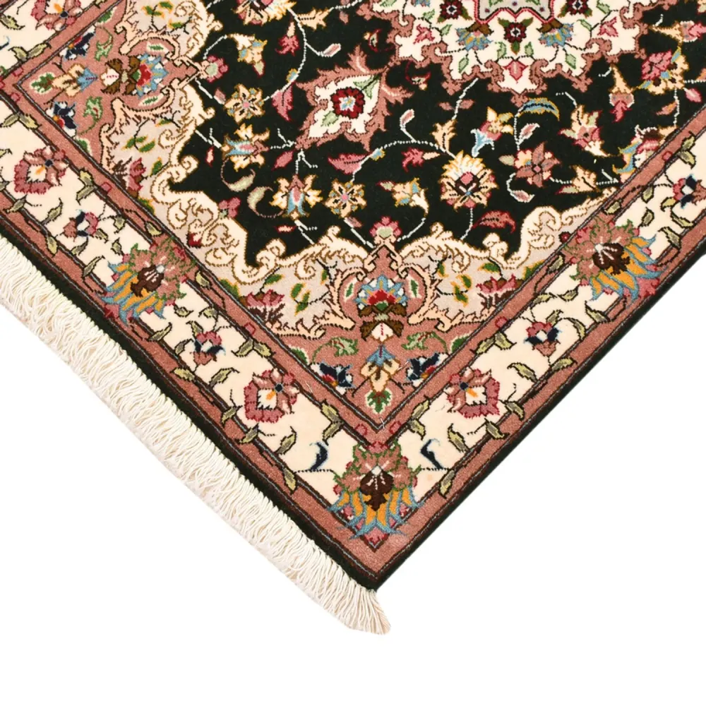 Dywan perski - Tabriz - Królewski - 90 x 60 cm - ciemnoniebieski