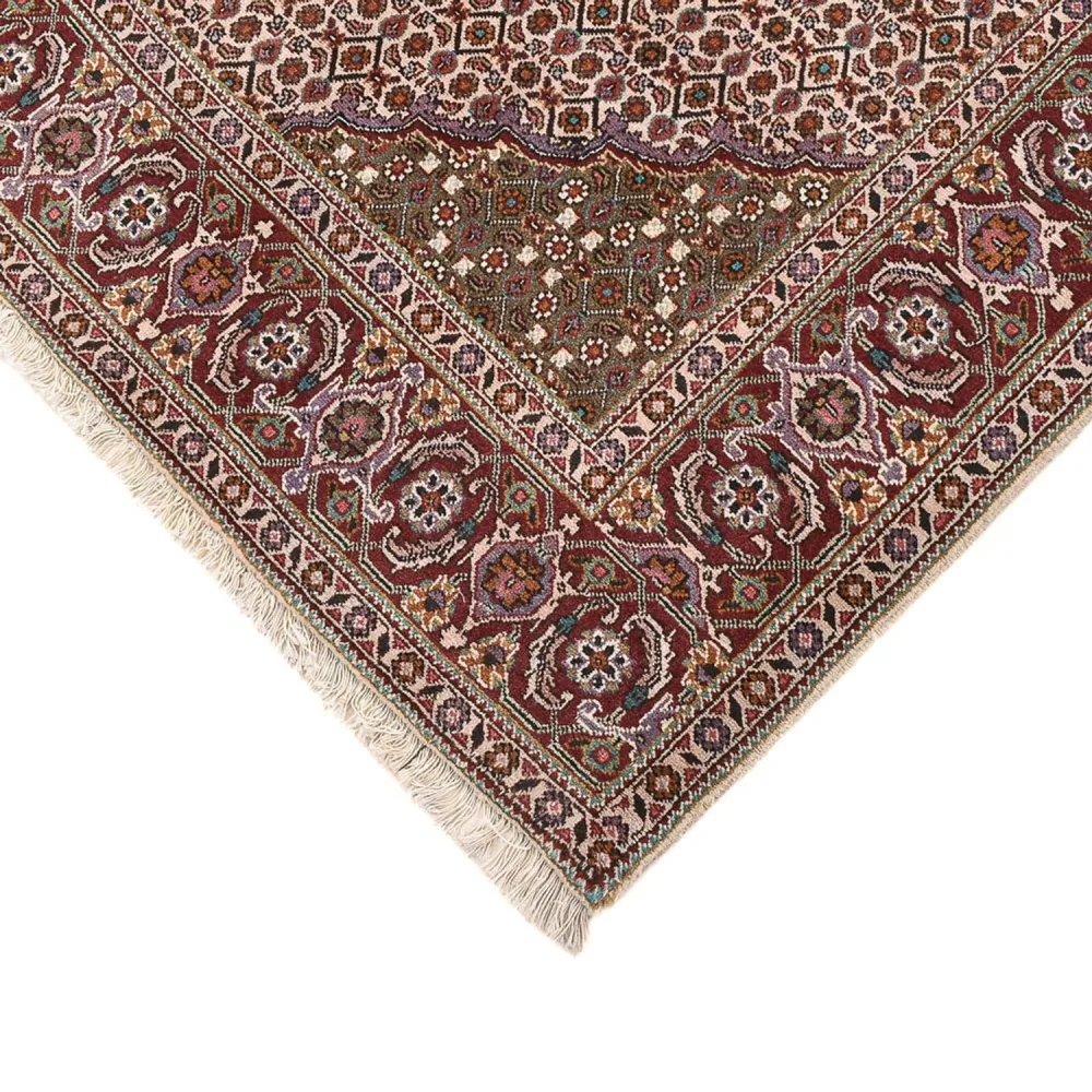 Dywan perski - Tabriz - Królewski kwadratowy - 204 x 200 cm - brązowy