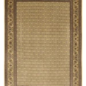 Dywan perski - Tabriz - Królewski - Royal - 289 x 200 cm - ciemny beż