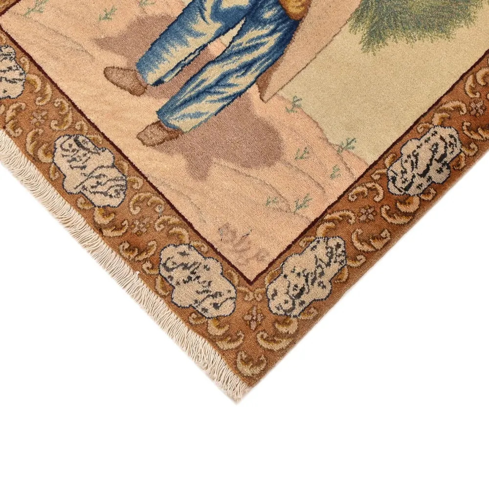 Dywan perski - Tabriz - Królewski - 73 x 56 cm - wielokolorowy