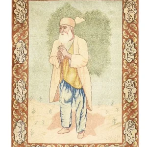 Dywan perski - Tabriz - Królewski - 73 x 56 cm - wielokolorowy