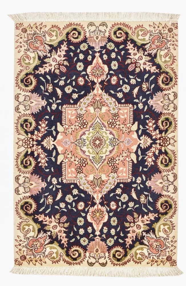 Dywan perski - Tabriz - Królewski - 92 x 60 cm - wielokolorowy