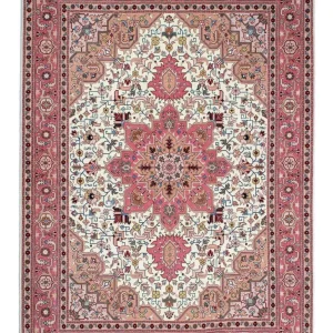 Dywan perski - Tabriz - Premium - 213 x 152 cm - beżowy