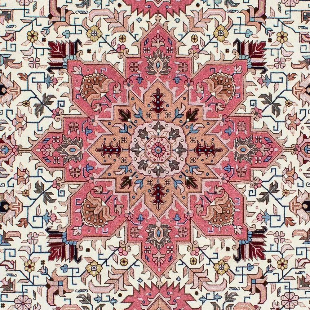 Dywan perski - Tabriz - Premium - 213 x 152 cm - beżowy