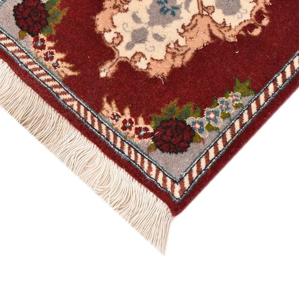 Dywan perski - Tabriz - Premium - 40 x 30 cm - ciemna czerwień