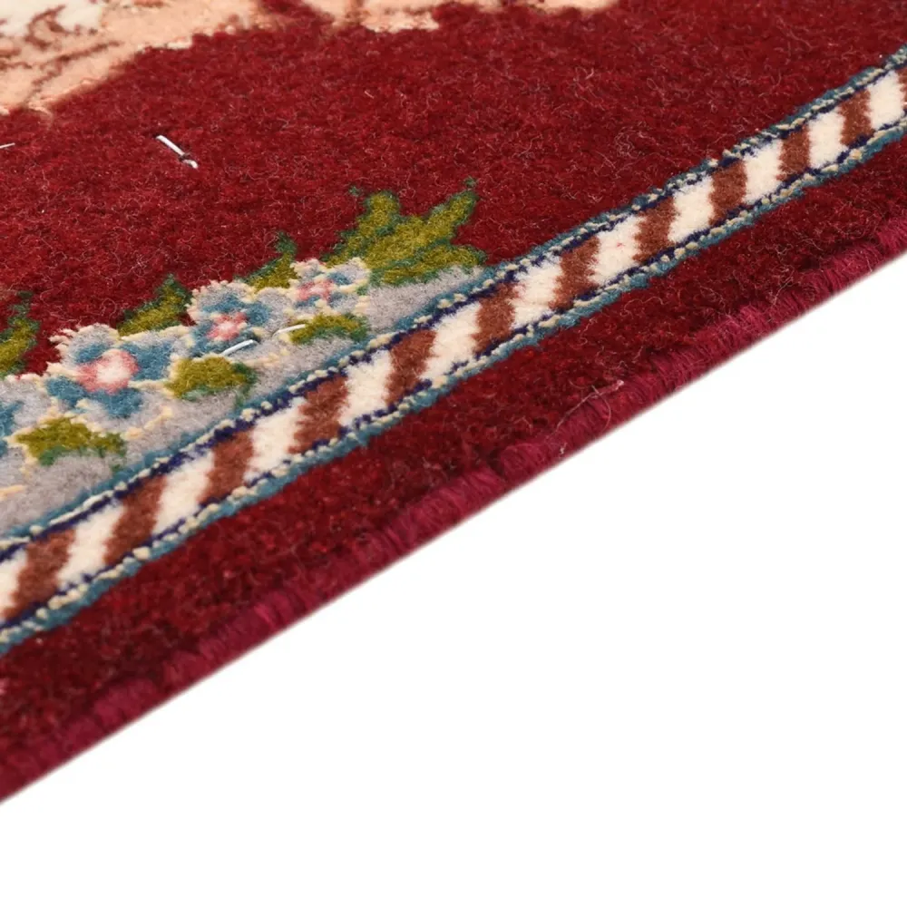 Dywan perski - Tabriz - Premium - 40 x 30 cm - ciemna czerwień
