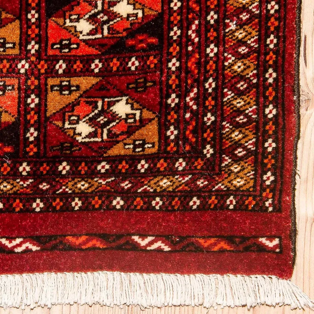 Dywan turkmeński - 115 x 67 cm - czerwony