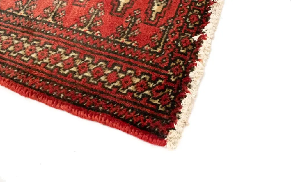 Dywan turkmeński - 130 x 60 cm - czerwony