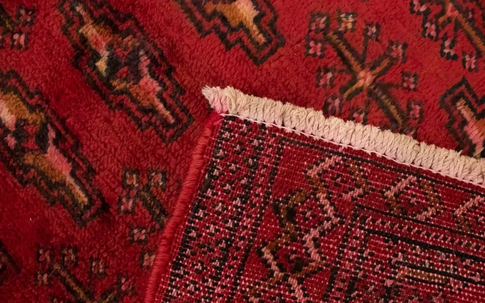 Dywan turkmeński - 130 x 60 cm - czerwony